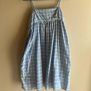 Urban Outfitters Blue Babydoll Dress